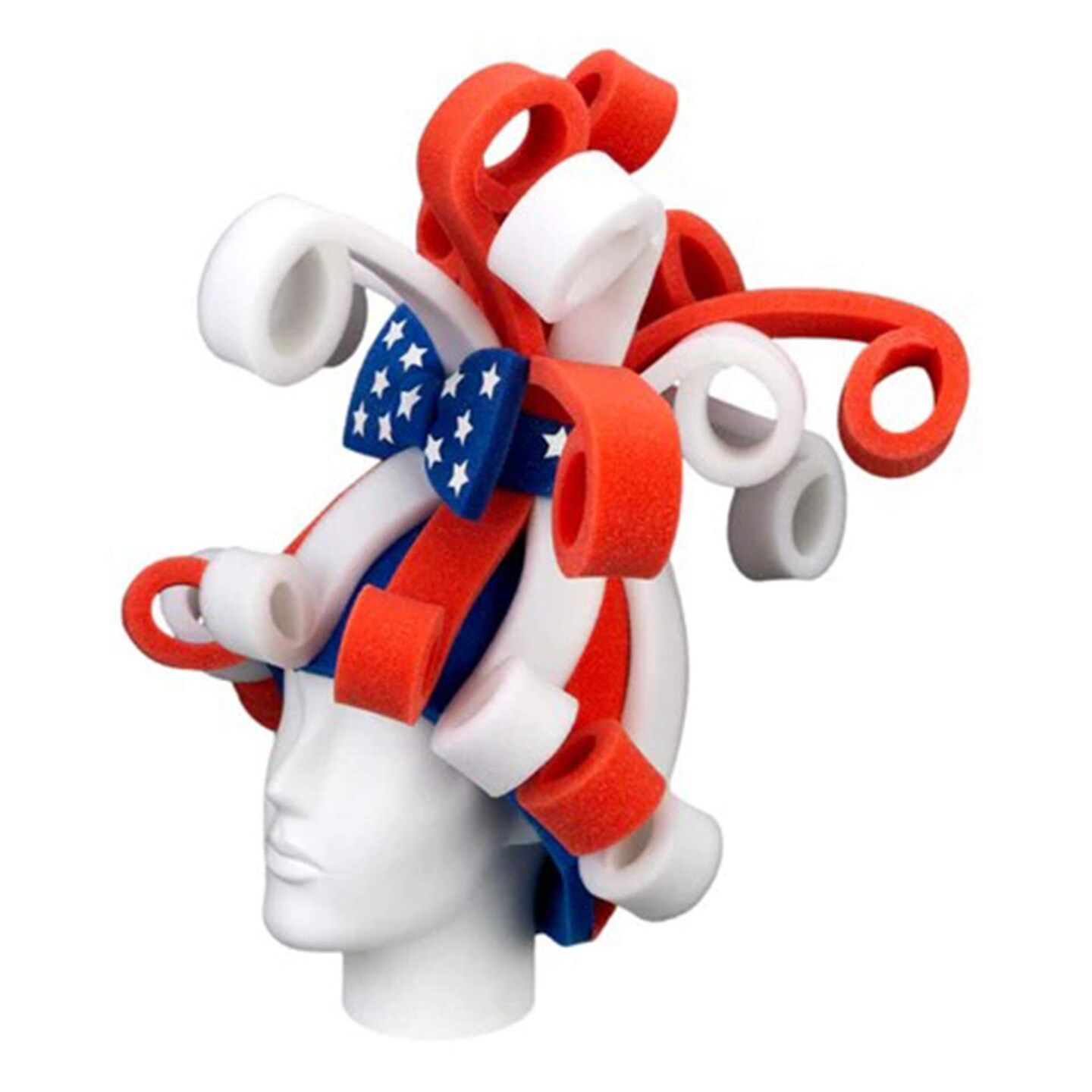 Patriotic Rollers Wig Bold &#x26; Fun Party Accessory