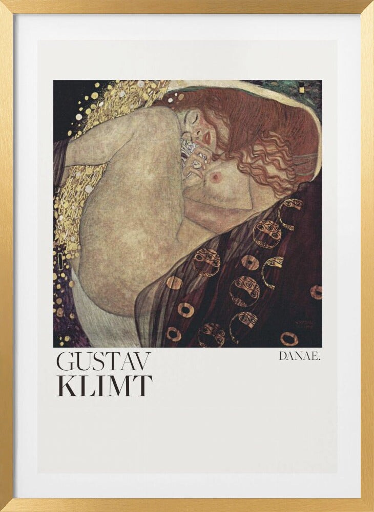 Danae (1907 1908) Poster by Gustav Klimt Framed Art