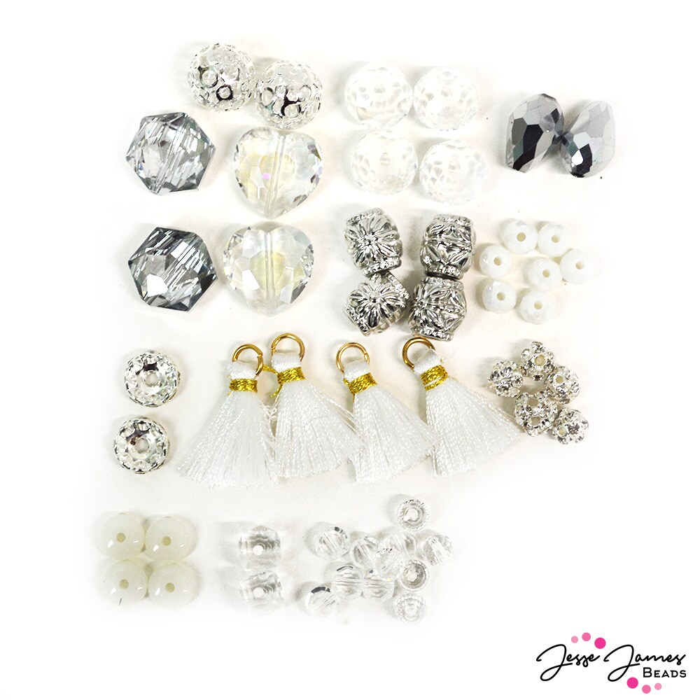 Jesse James Beads Mini Bead Mix in Sugar Crystal