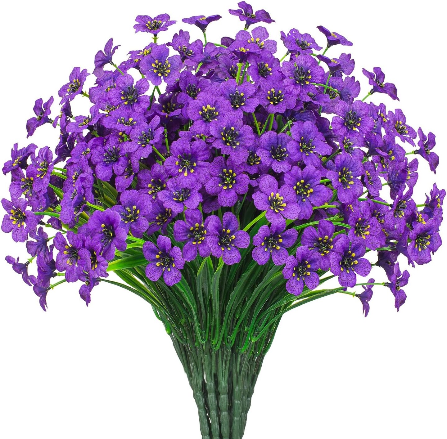 21 Bundles Summer Bushes Outdoor Artificial Flowers