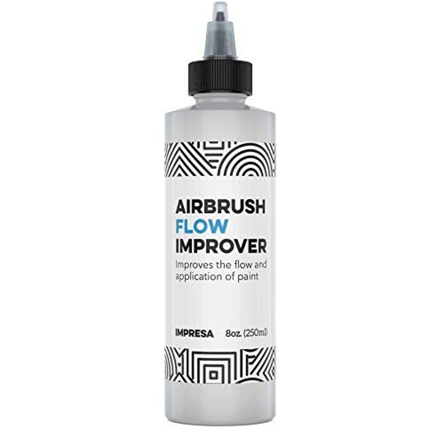 8oz Airbrush Flow Improver Paint Set (250 ml) Reduce Clogs &#x26; Dry Needle Tips Made in USA