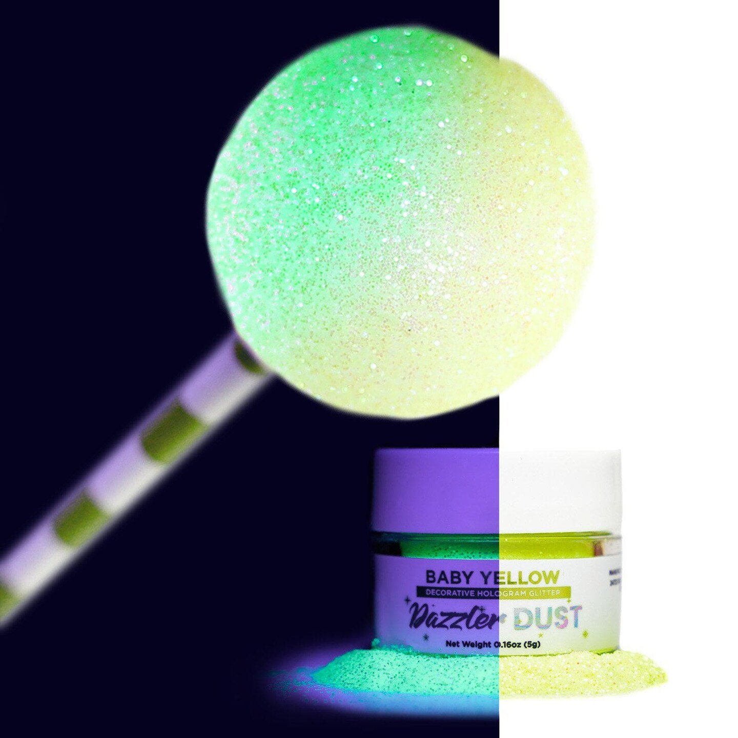 Baby Yellow Dazzler Dust&#xAE; 5 Gram Jar
