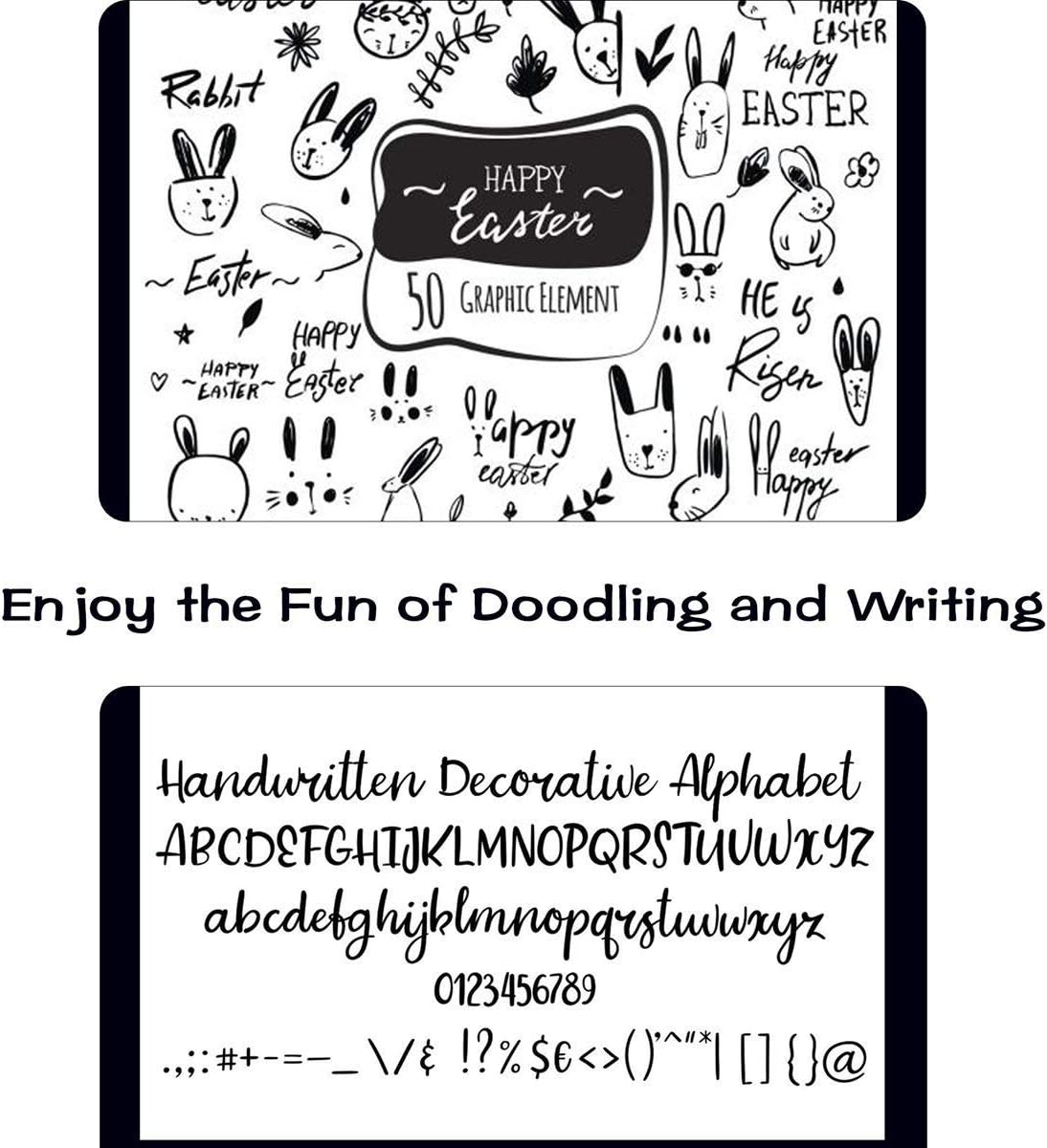 Permanent Markers, 100 Pack Black Permanent Marker set,Fine Point, Works on Plastic,Wood,Stone,Metal and Glass for Doodling, Marking