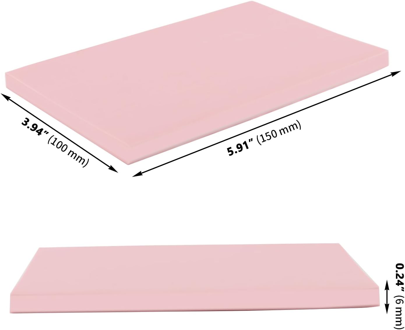 12 Pcs 4&#x22; x 6&#x22; Pink Rubber Carving Blocks, Soft Rubber Crafts Rubber Stamping Blanks with Carving Tools, Linoleum Blocks for Printmaking
