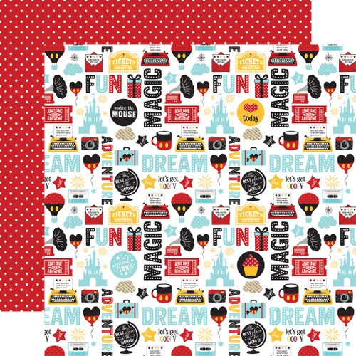 Echo Park Wish Upon A Star Dream Big 12x12 Double-Sided Paper