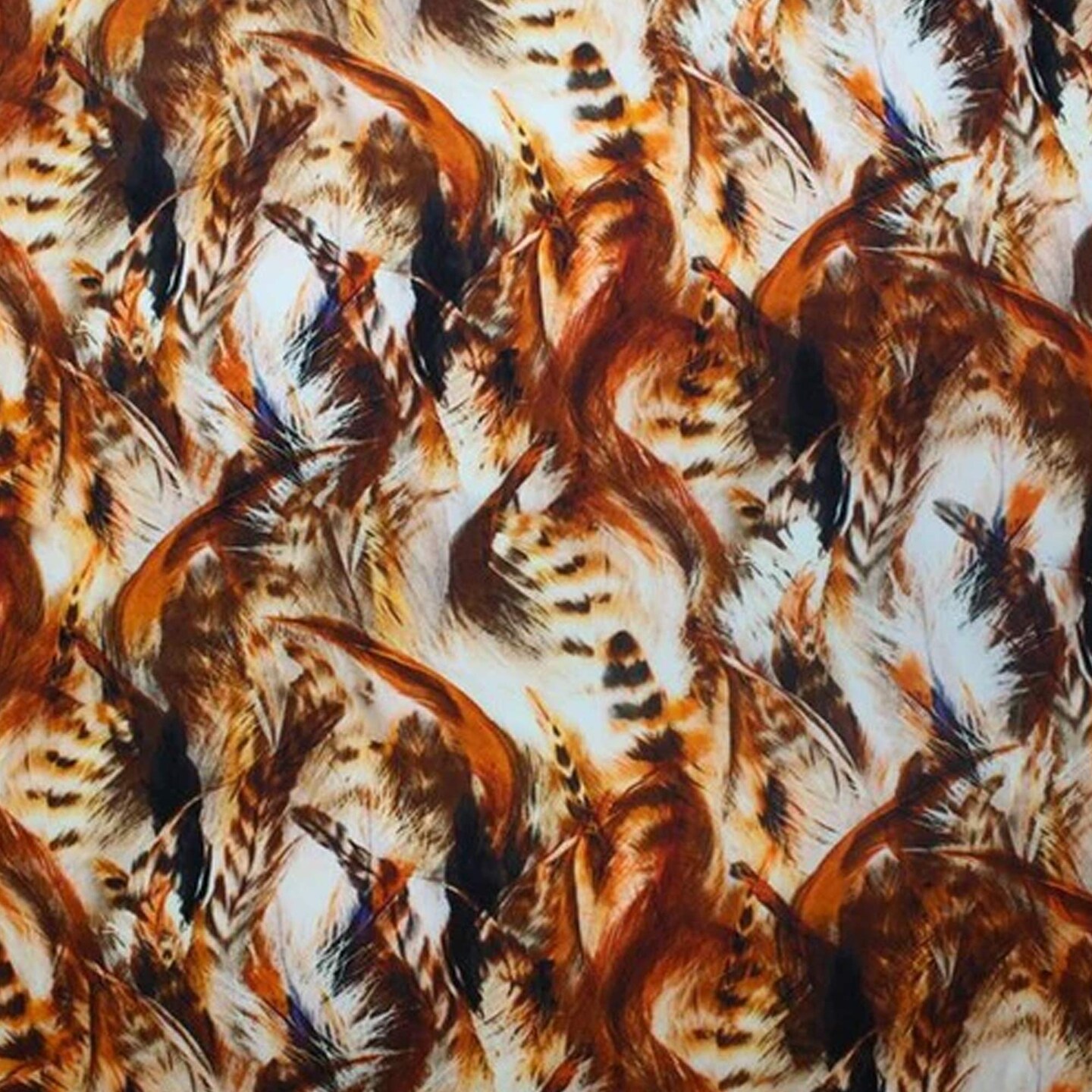 Classic Feathers Printed Spandex
