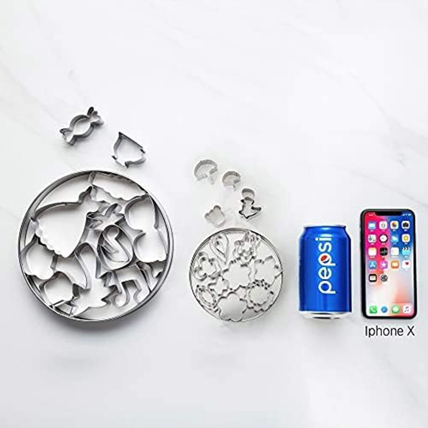 Mini Tiny Stainless Steel Cookie Cutters 30 Pieces