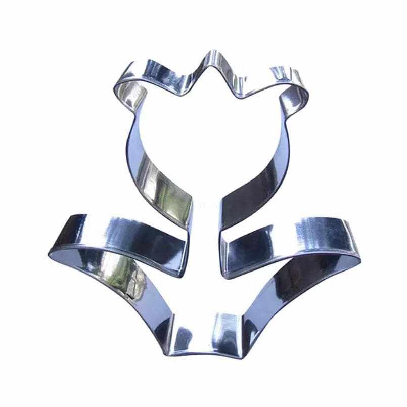 3&#x201D; Tulip Flower Metal Cookie Cutter