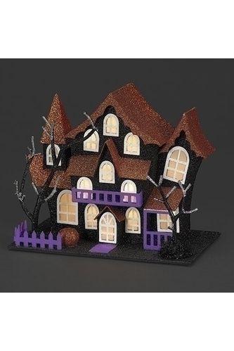 Halloween Lighted Haunted House: Orange