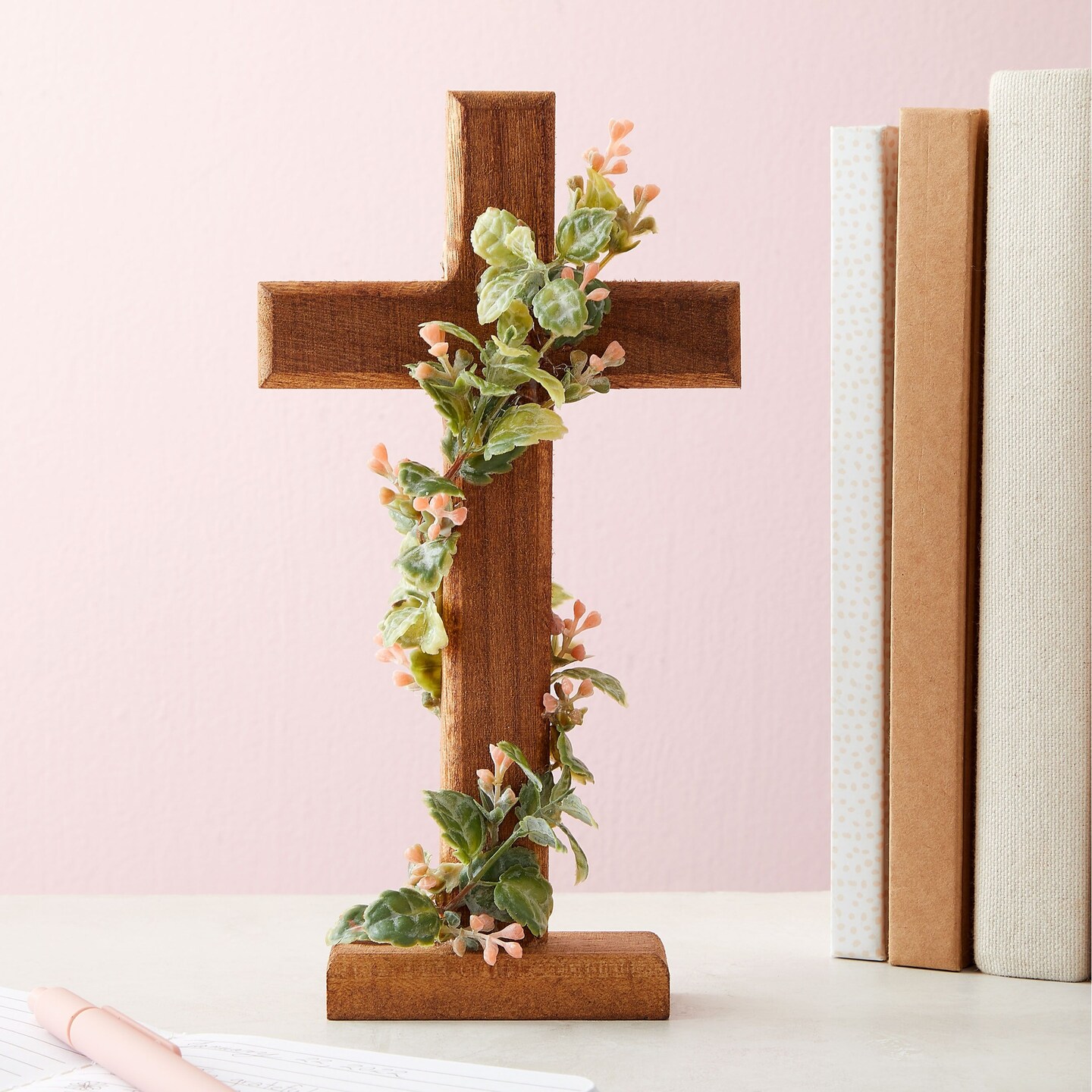 Wood Crosses for Crafts, Wooden Cross (8.7 in, 3-Pack)