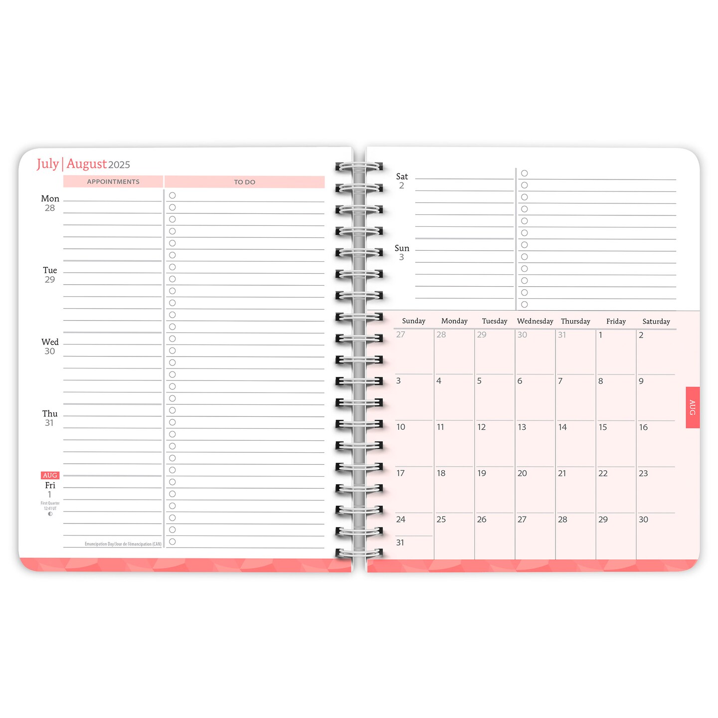 Starburst | 2026 6 x 7.75 Inch 18 Months Weekly Desk Planner | Foil Stamped Cover | July 2025 - December 2026