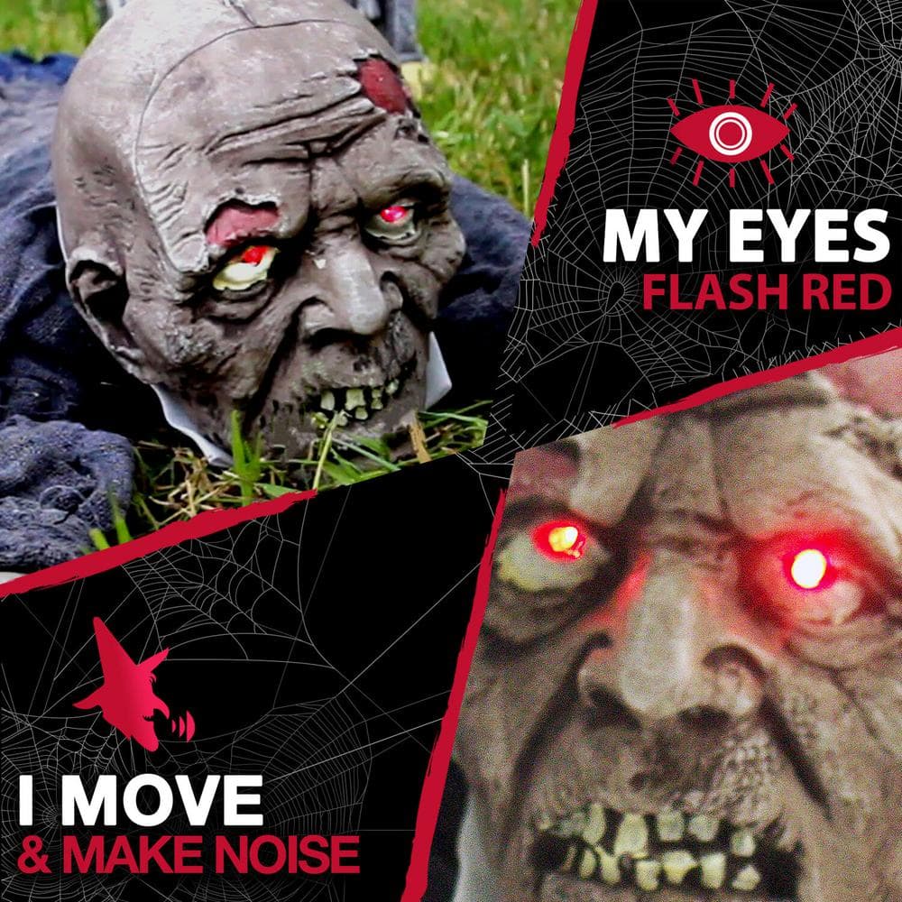 Halloween 7 Inch Touch Activated Animatronic Zombie