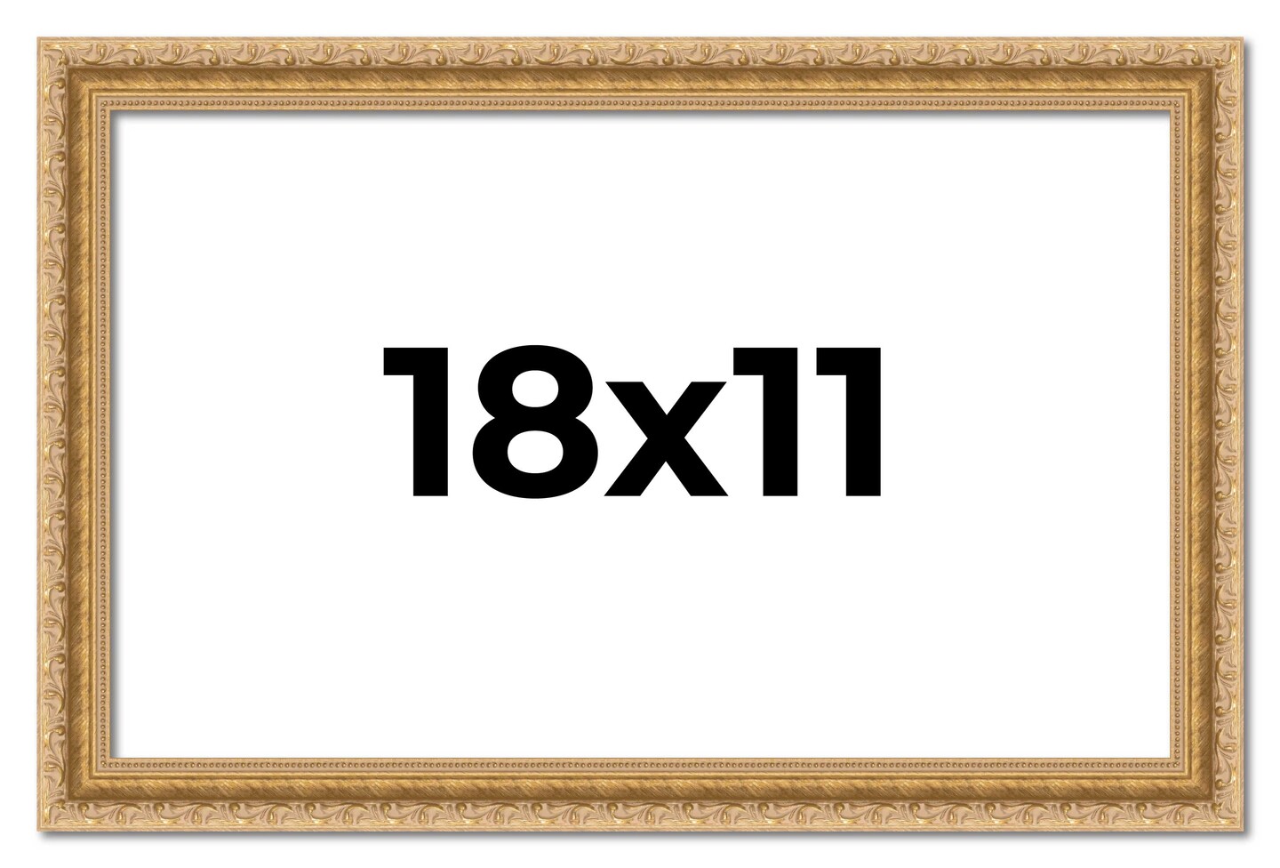 Refined Gold Picture Frame - UV Acrylic, Backing Board, Hanging Hardware Included