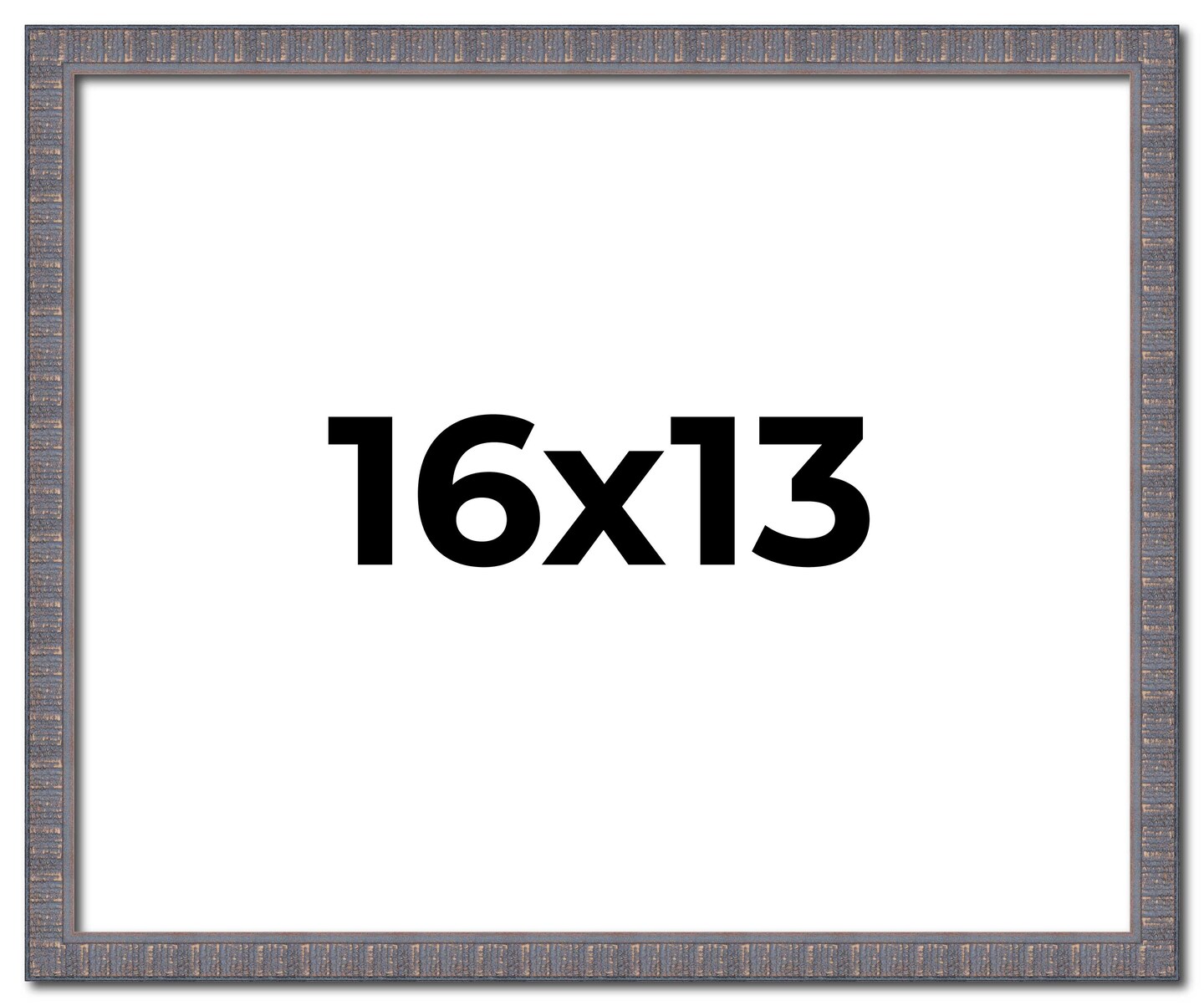 Textured Grey Picture Frame - UV Acrylic, Backing Board, Hanging Hardware Included