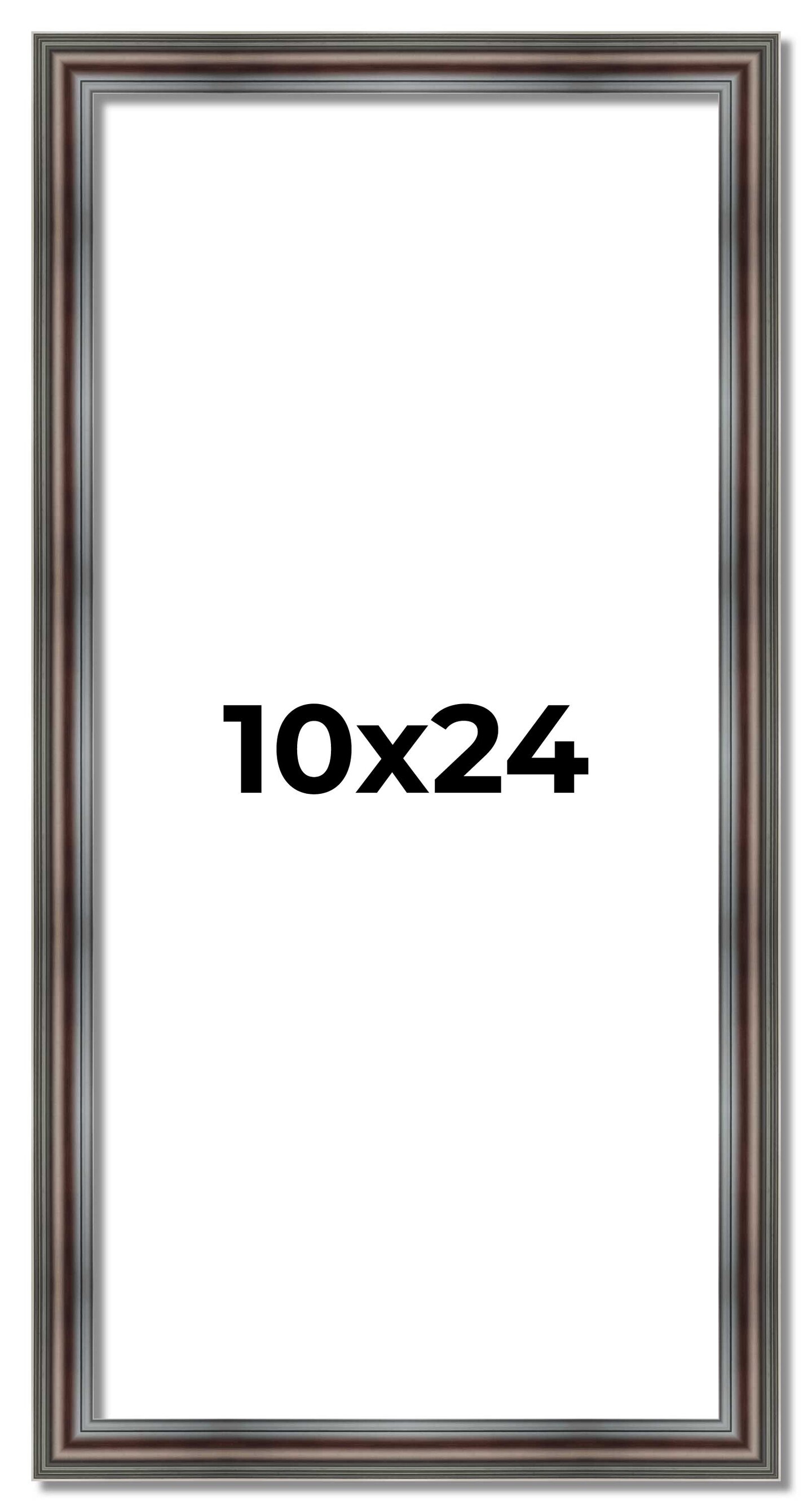 Panoramic Shadow Box 1.75" Deep Brown Frame - UV Acrylic, Backing, Hanging Hardware