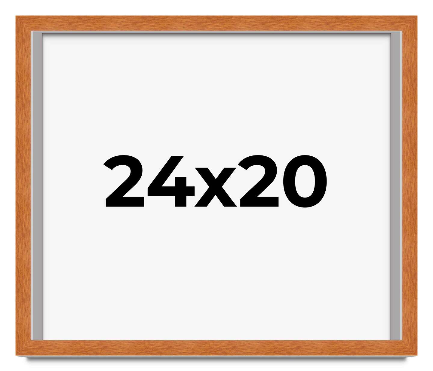 20x24 Classic Picture Frame with UV-Resistant Acrylic & Acid Free Backing, Available in 4 Finishes - Black, Brown, Gold, and Silver