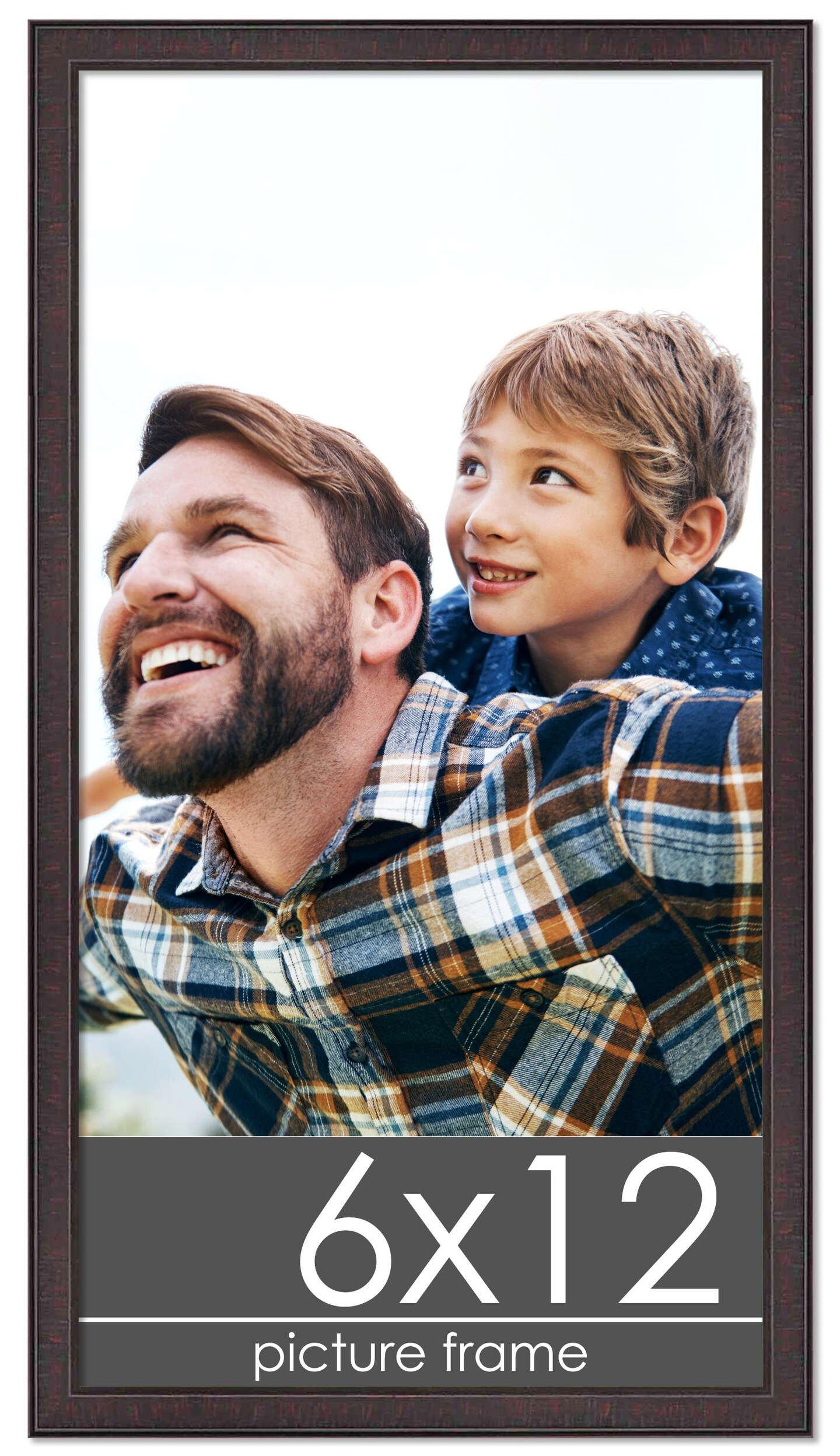 6x12 Textured Picture Frame with UV-Resistant Acrylic & Acid Free