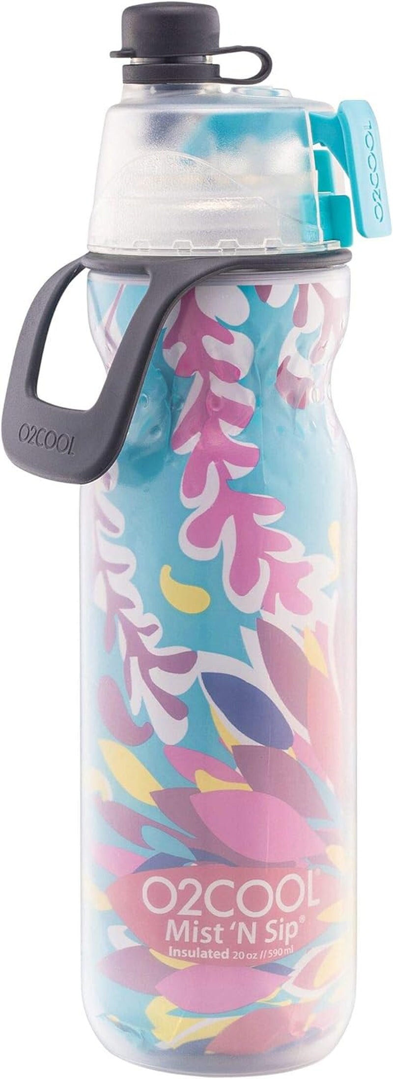 Arcticsqueeze Insulated Mist &#x27;N Sip Water Bottle | BPA Free, 2-In-1 Mist and Sip Function W/No Leak, Locking Pull Top Spout : 20 Oz | Color Collection: Ombre, Raspberry Ombre