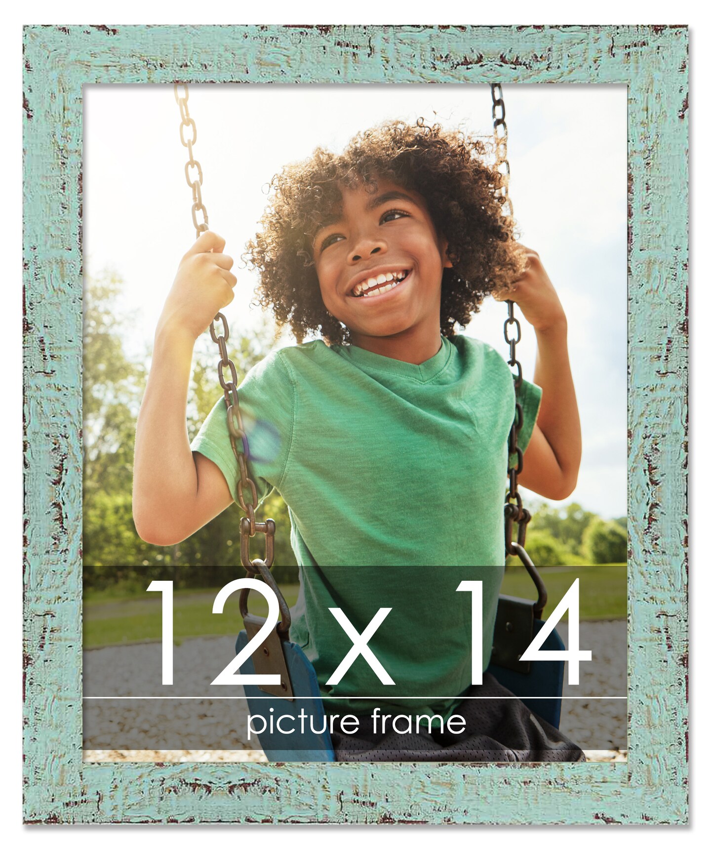 12x14 Shabby Chic Picture Frame with UV-Resistant Acrylic & Acid