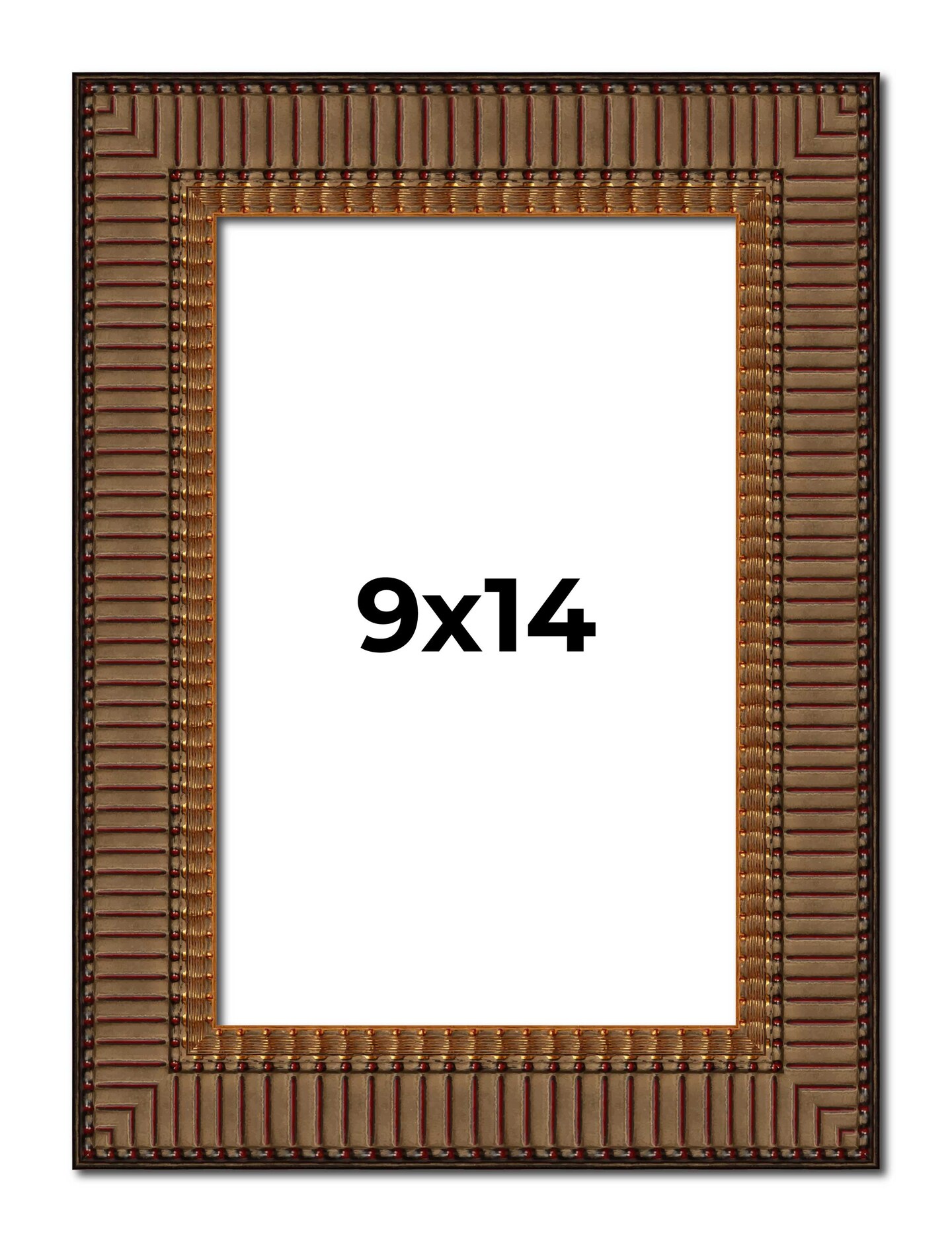 Photo Size Museum Black Picture Frame - UV Acrylic, Foam Board Backing, Hanging Hardware