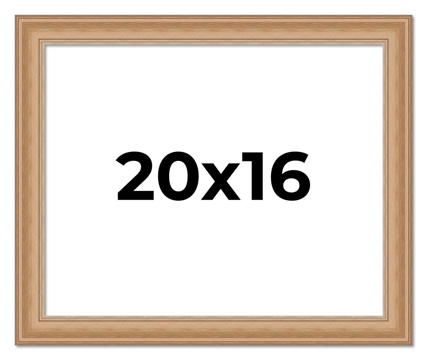 16x20 Weathered Picture Frame with UV-Resistant Acrylic & Acid