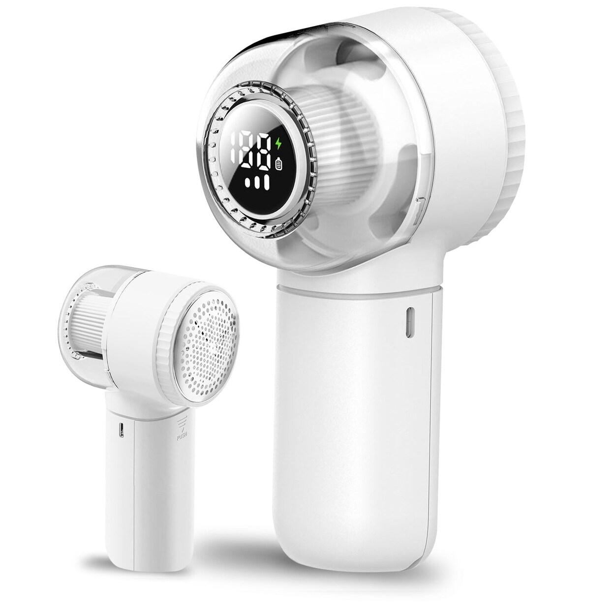 Electric Fabric Shaver With 3 Speeds Lint Brush Digital Display Safe Portable Rechargeable Lint Remover 6 Blades