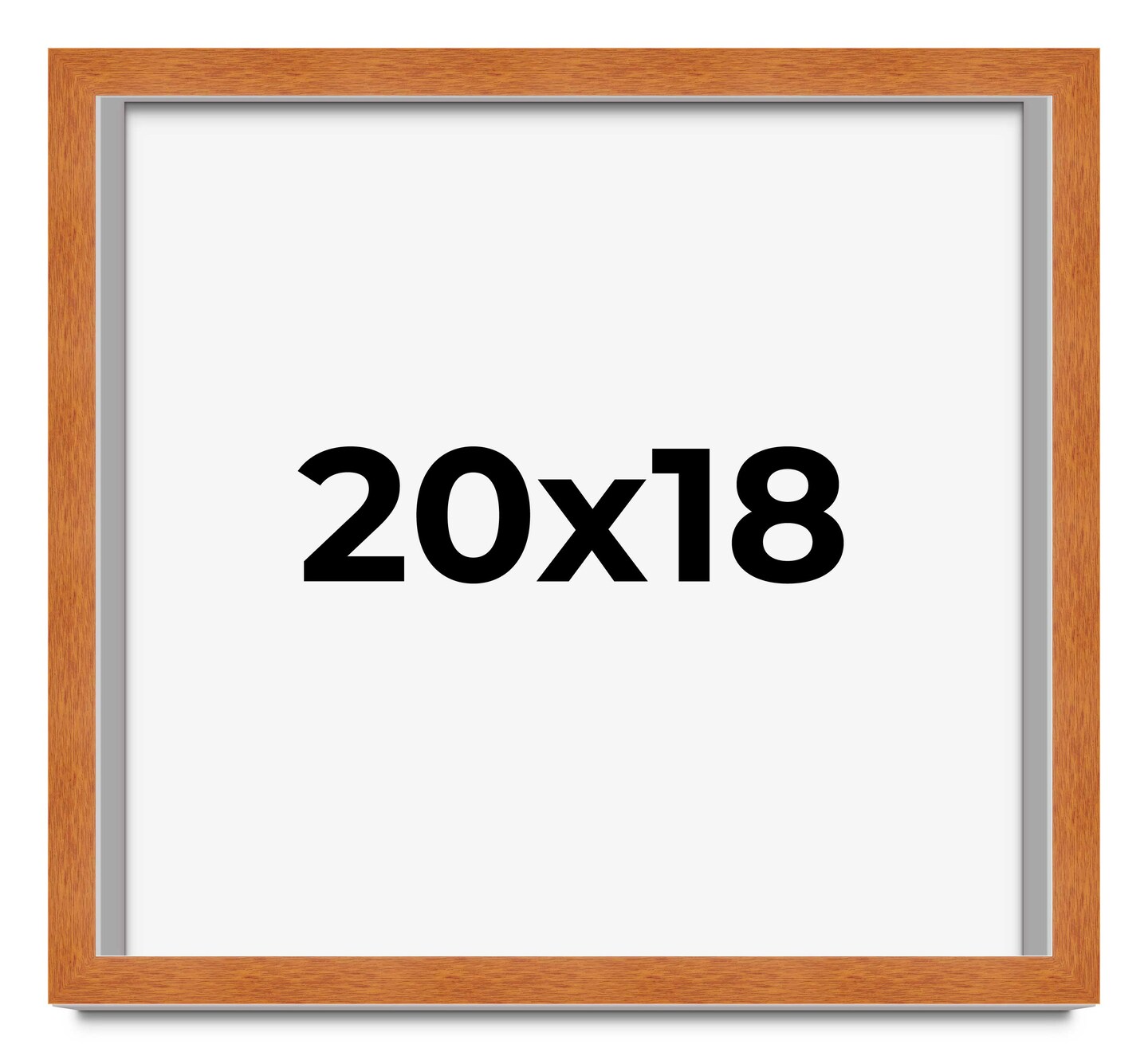 18x20 Classic Picture Frame with UV-Resistant Acrylic & Acid Free Backing, Available in 4 Finishes - Black, Brown, Gold, and Silver