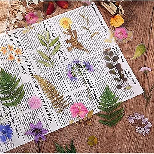 160PCS Vintage Plants Flowers Leaves Stickers for Decoration Planners