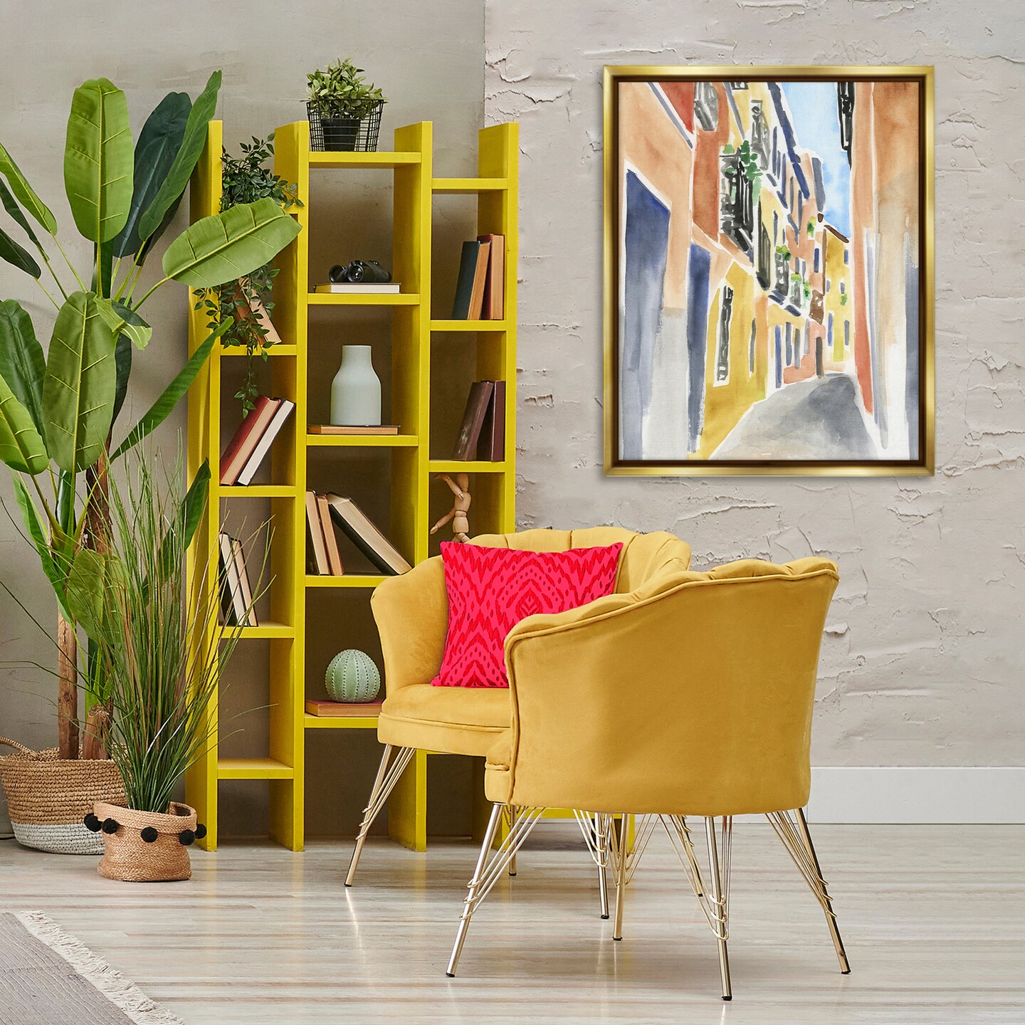 Stupell Industries Madrid City Architecture Floating Frame By June Erica Vess