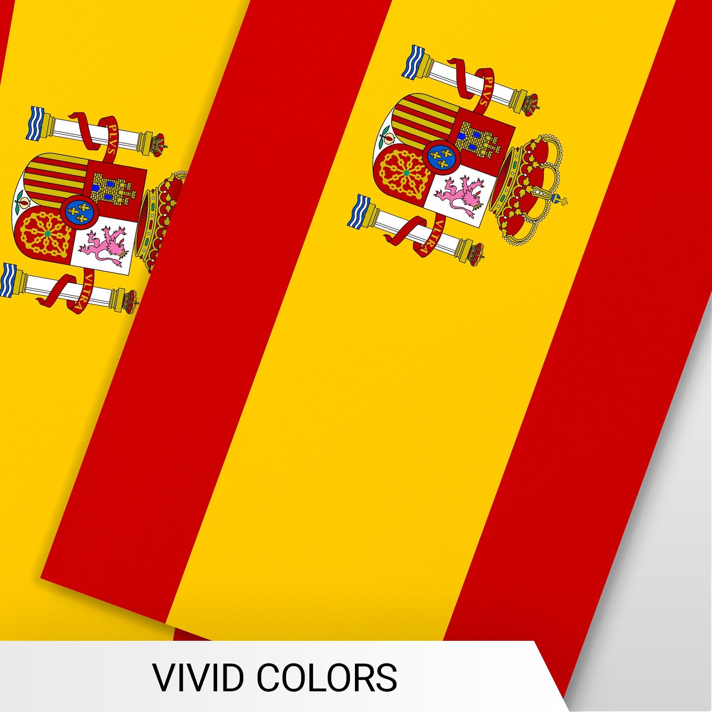 G128 Spain Spanish Bunting Banner | Flag 8.2 x 5.5 Inch, Full String 33 Feet | Printed 150D Polyester, Decorations For Bar, School, Festival Events Celebration