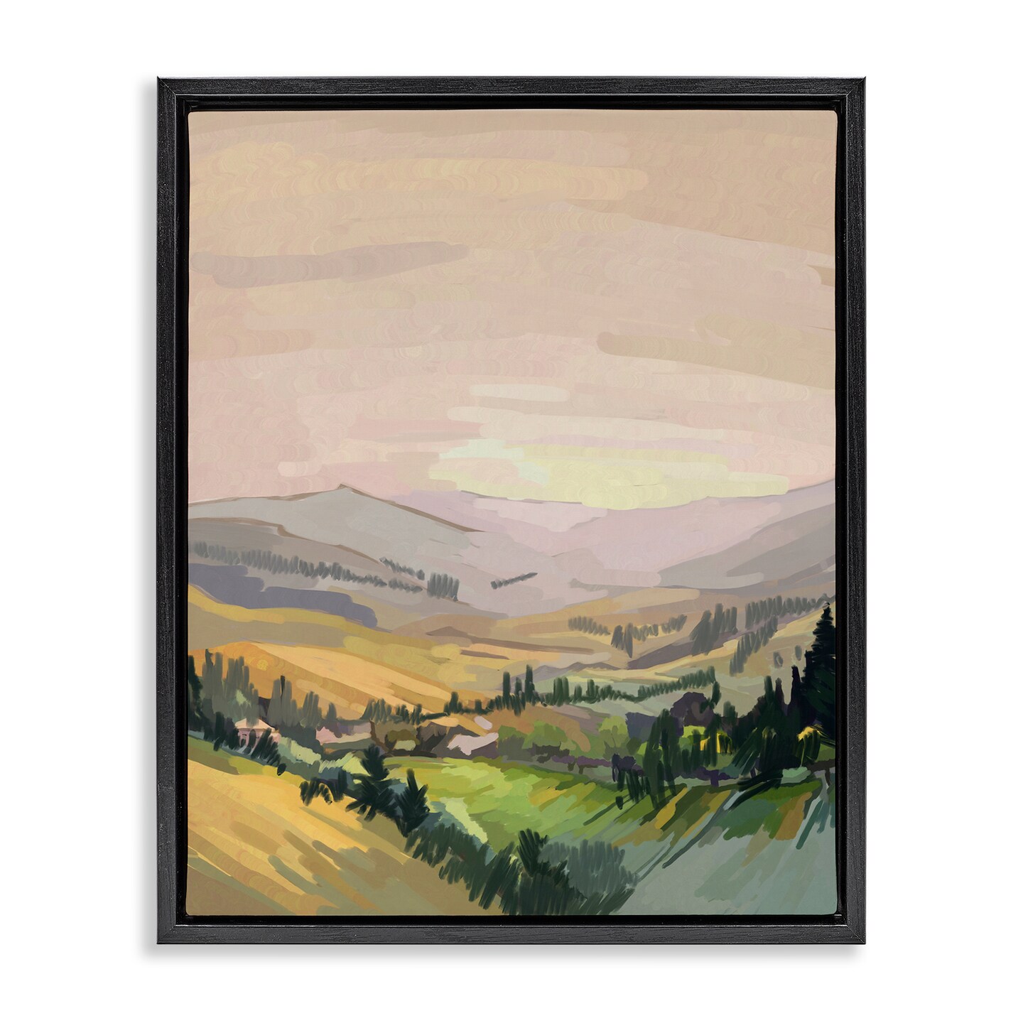 Stupell Industries Italian Countryside Hills Floating Frame By Amelia Noyes