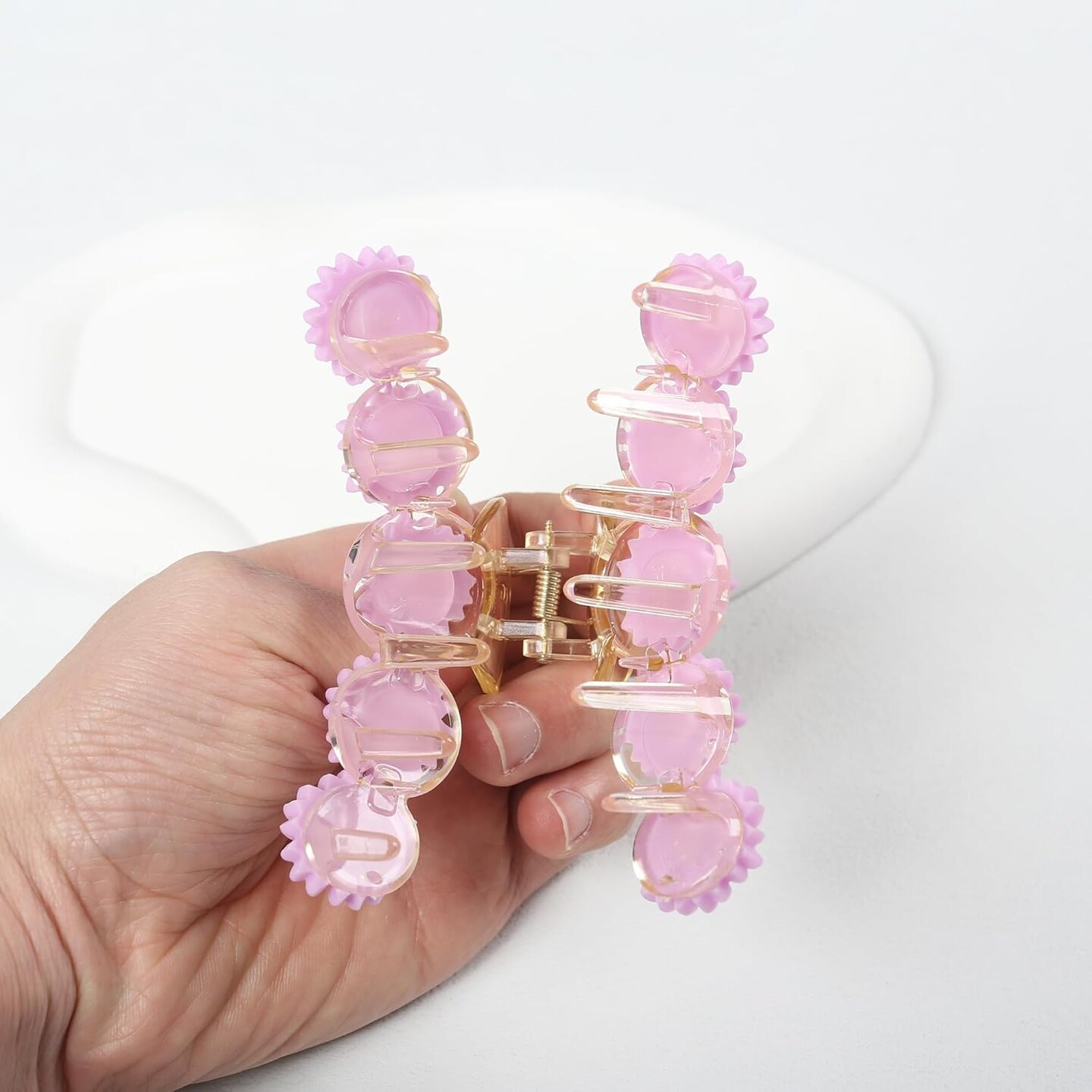 2 Psc Cute sunflower Flower Hair Claw Clips Hair Accessories