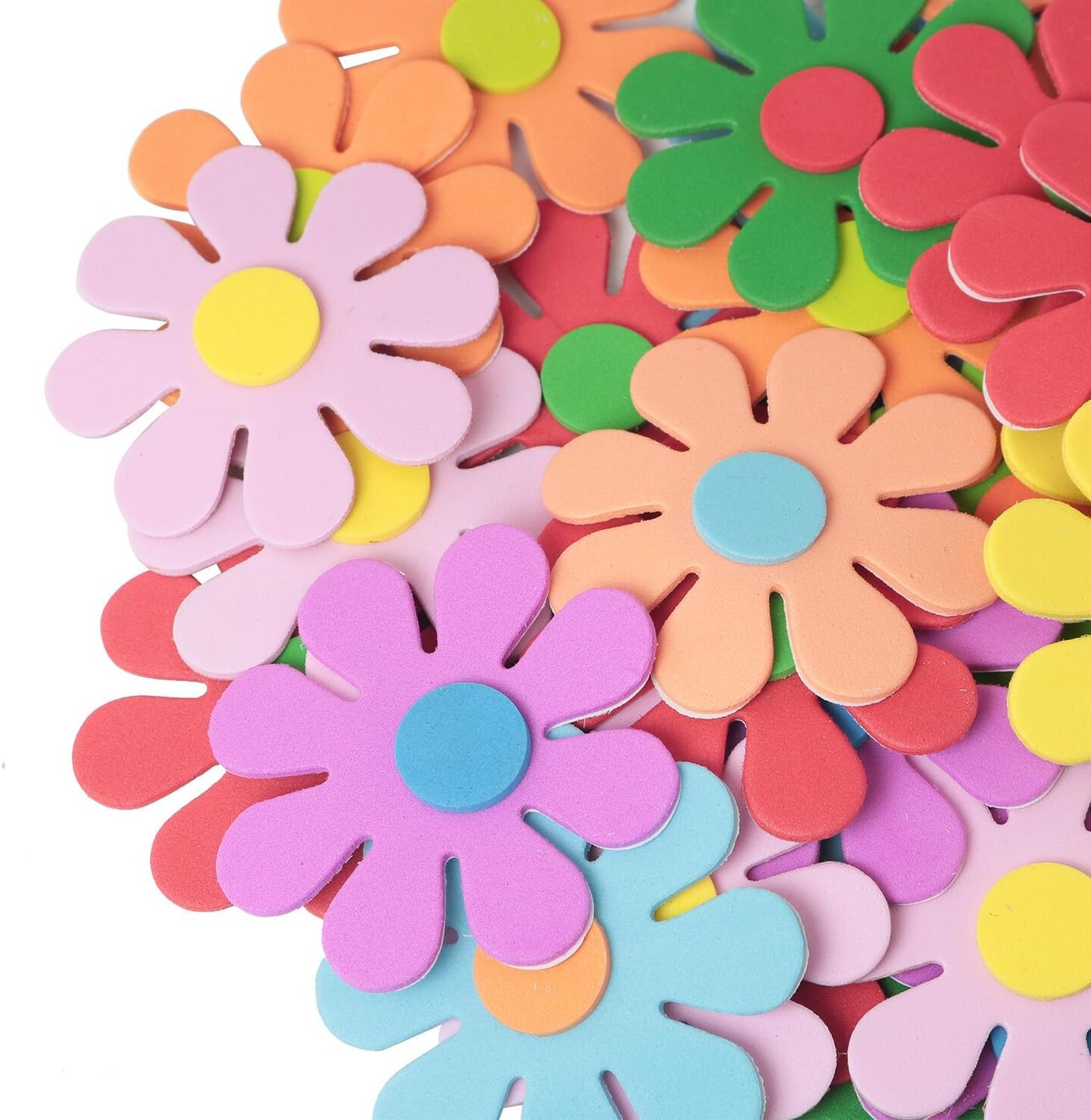 100PCS Foam Flower Stickers - Wall Stickers