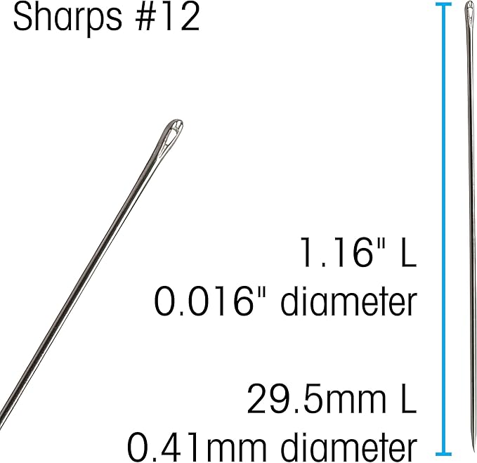 The Beadsmith Sharps Beading Needles - European Quality