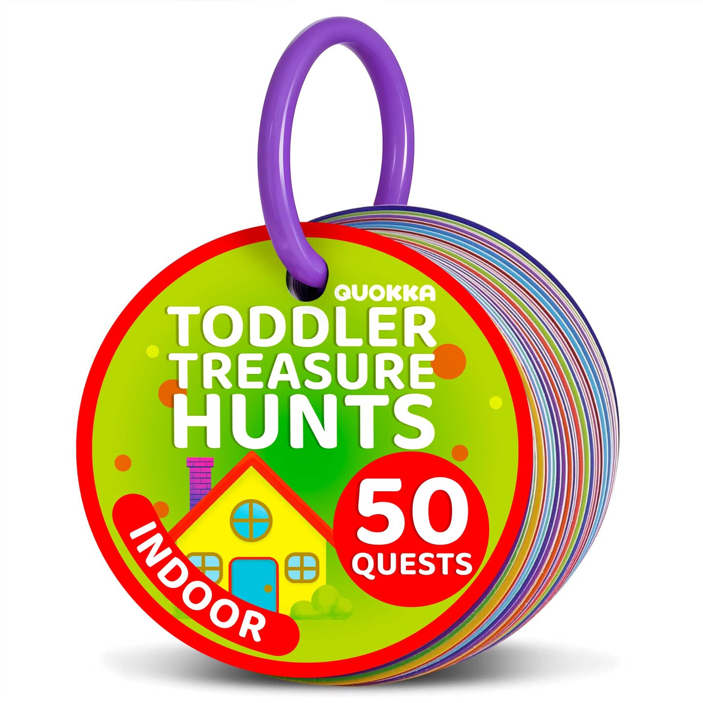 Scavenger Hunt Game for Kids - 50 Cards Activities Indoor