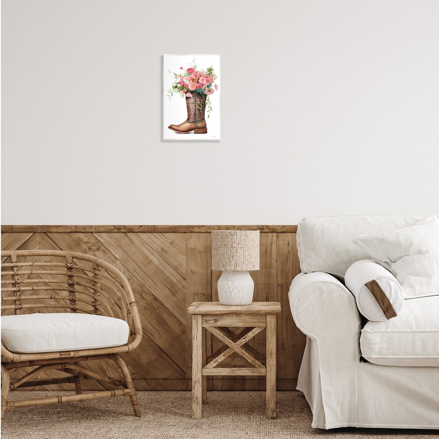Stupell Industries Western Cowgirl Bouquet Wall Plaque By Kamdon Kreations