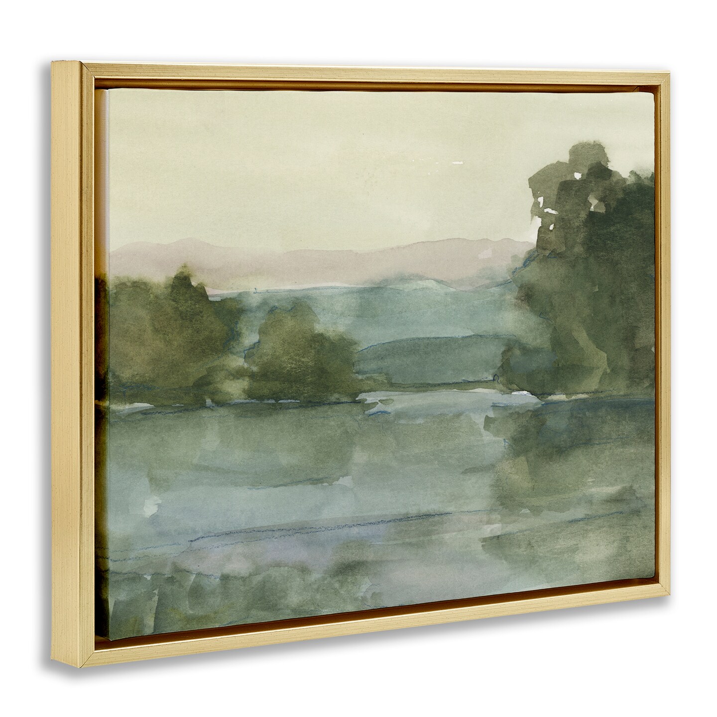 Stupell Industries Lake & Mountain View Floating Frame By Ethan Harper