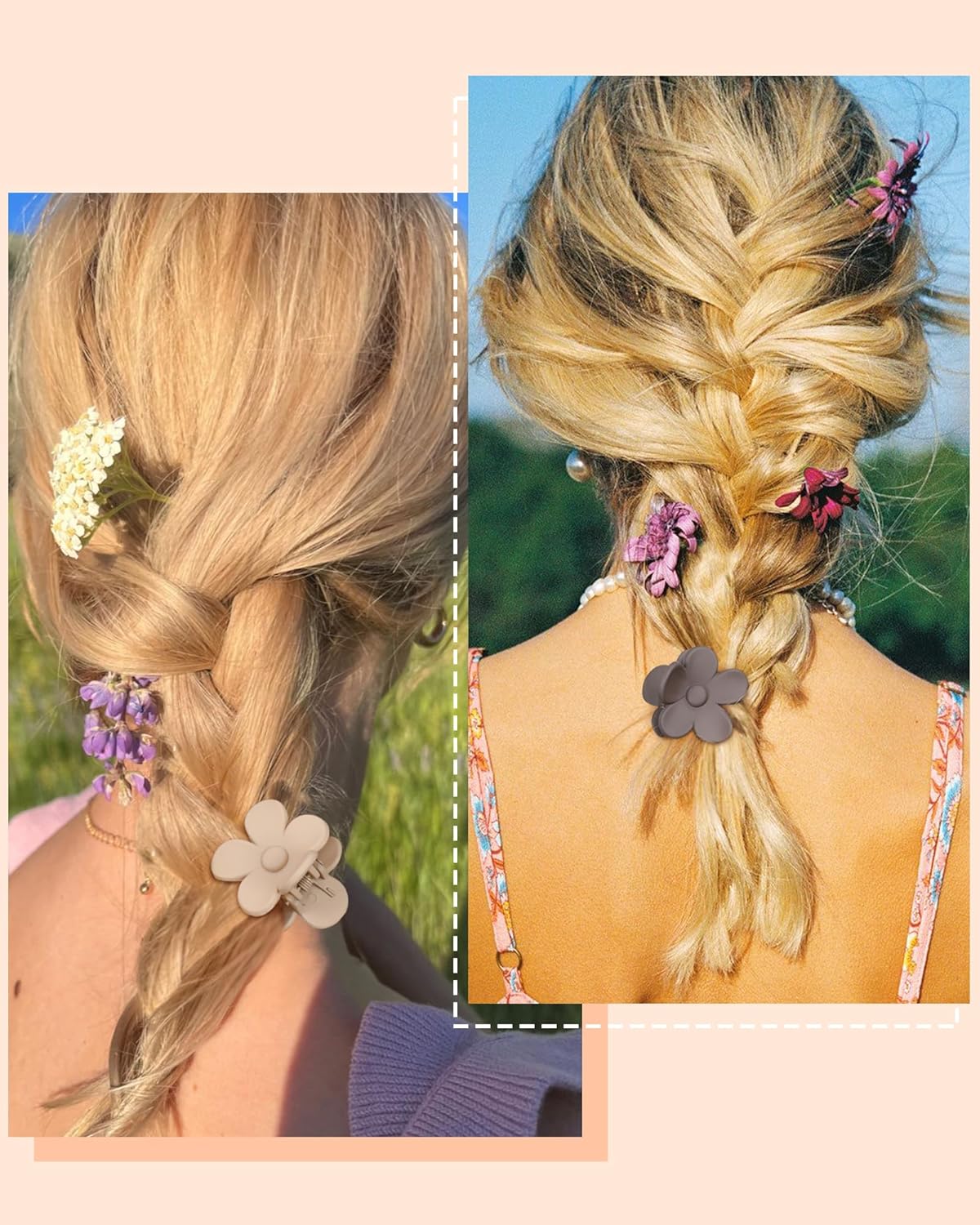 Hair Clips, 12pcs Small Matte Hair Claw Clips for Women