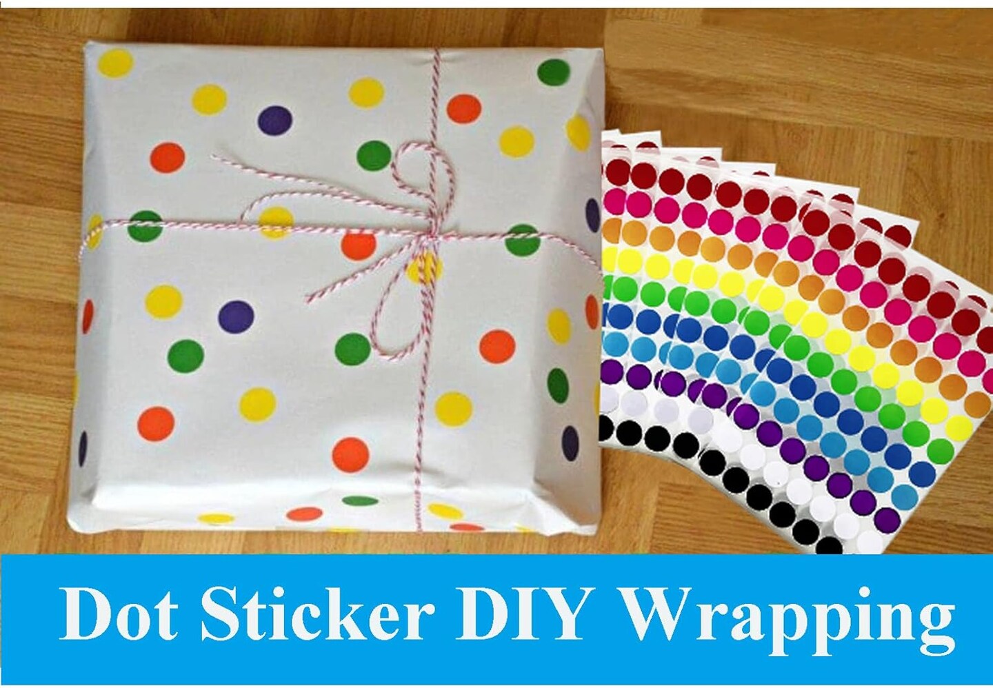 700 PCS 3/4-Inch Dot Stickers – Round Color Coding Labels, 10 Assorted Colors, 70 Labels/Sheet for Toddlers, Office, Students, and Classroom Use