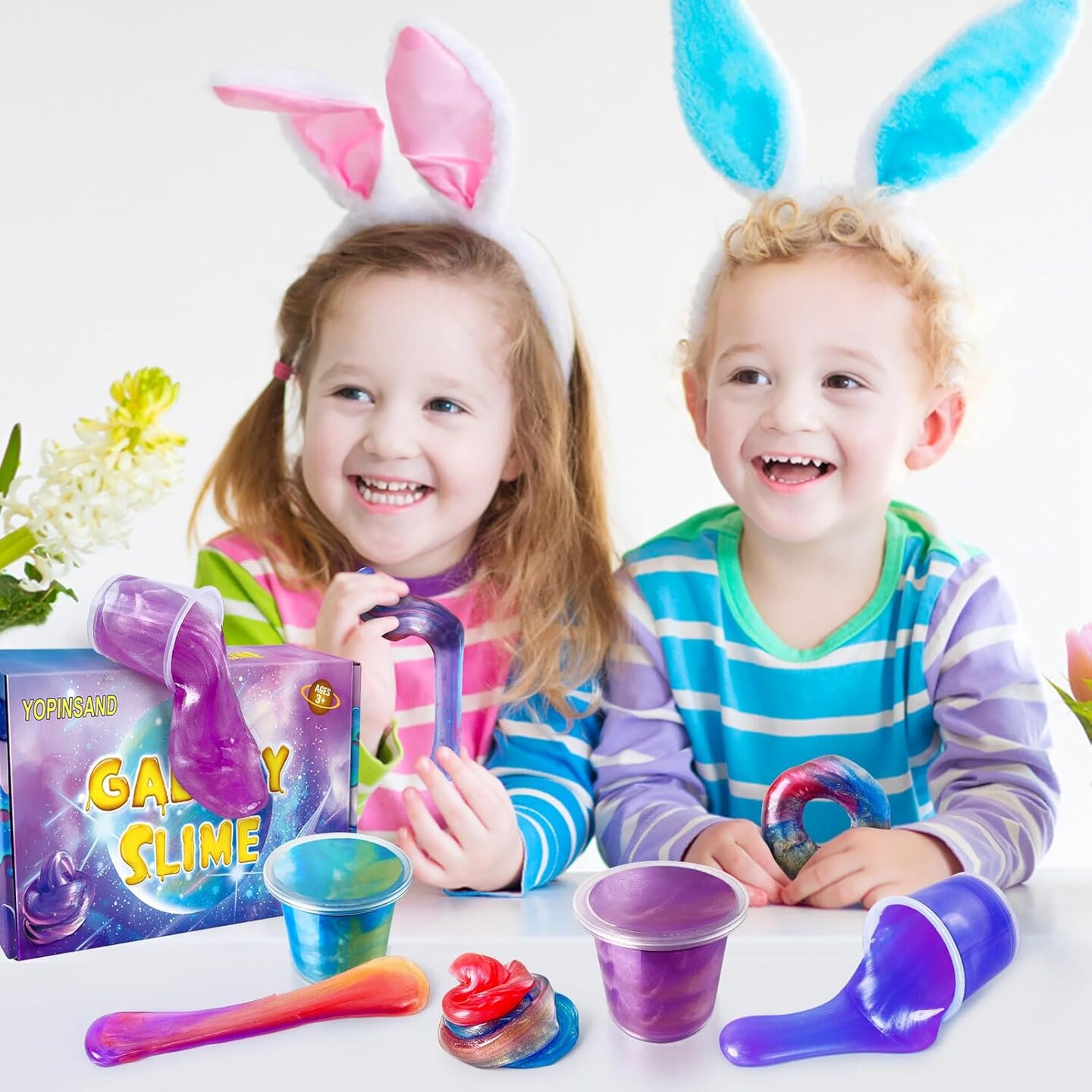 15 Pack Galaxy Slime Kit, Slime Party Favors for Kids