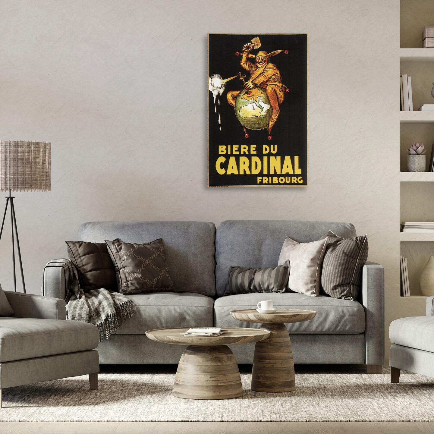 Stupell Industries Antique Cardinal Beer Poster Canvas By Marcus Jules