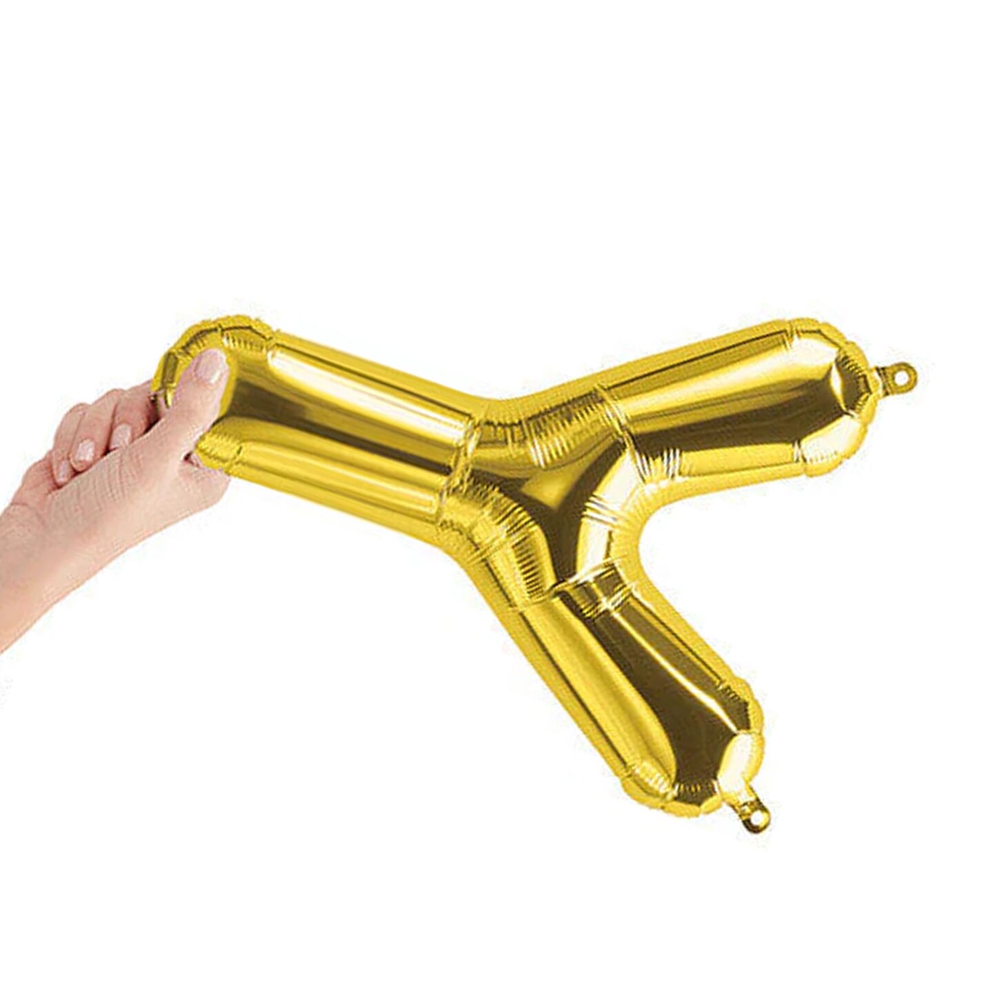 NorthStar Balloons&#xAE; 16&#x22; Gold Letter Y Balloon Air Fill Only