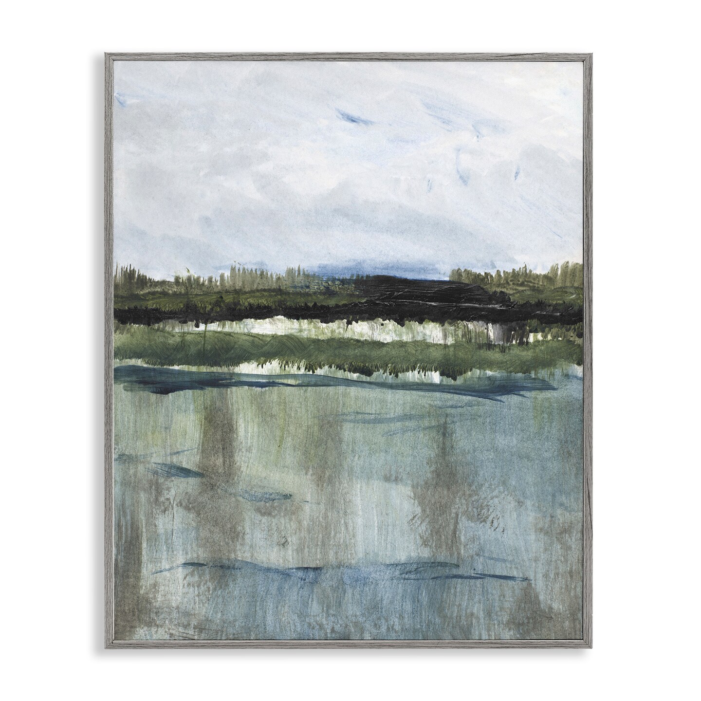 Stupell Industries Northwest Lakeside View Framed Giclee Design by ...
