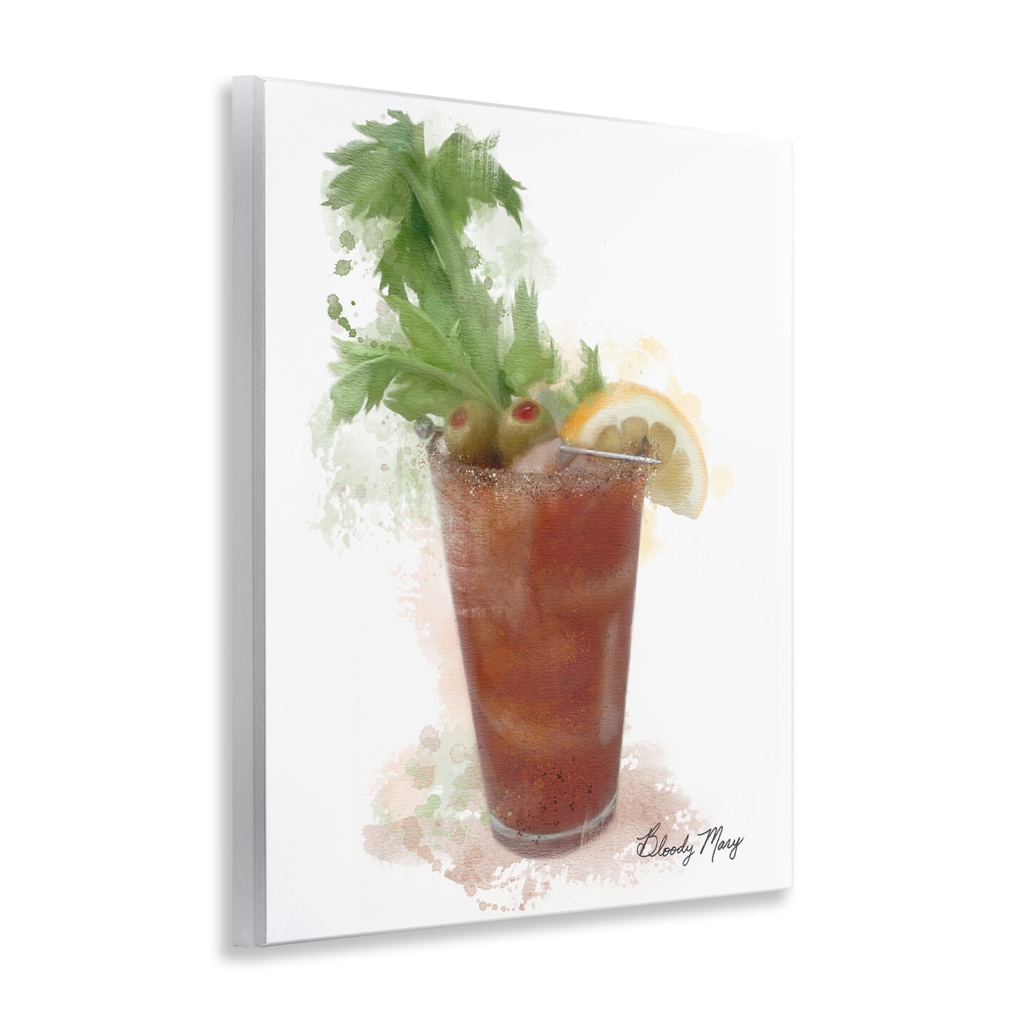 Stupell Industries Modern Bloody Mary Wall Plaque Design by Matthew Piotrowicz
