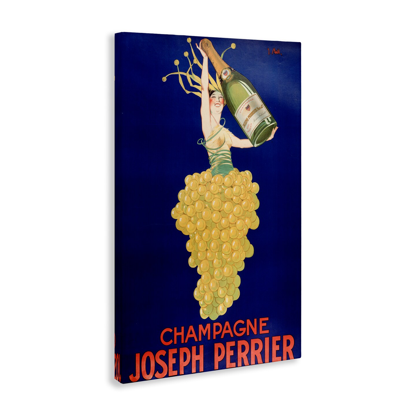 Stupell Industries Vintage Perrier Champagne Canvas Design by Marcus Jules