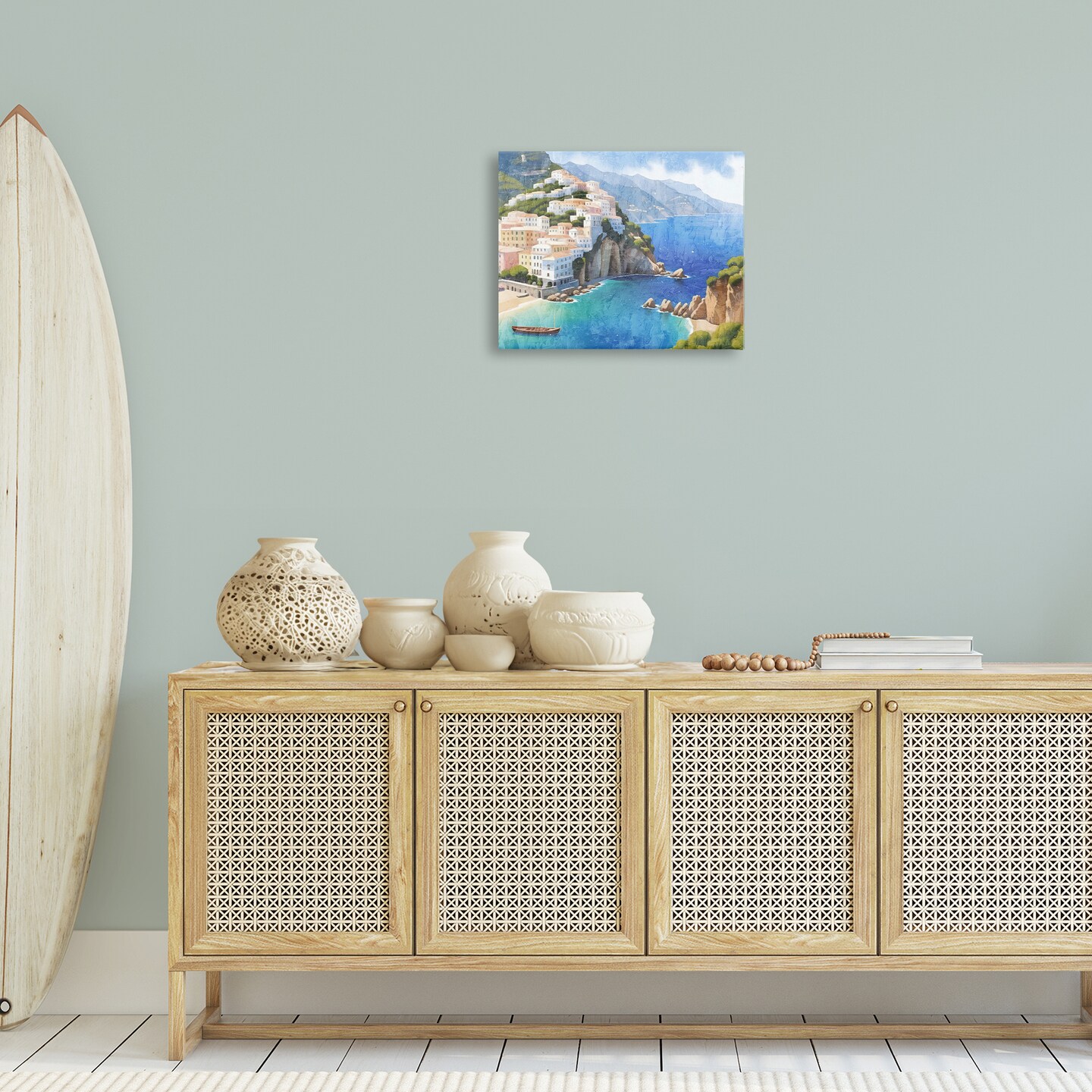 Stupell Industries Vibrant Coastal Seascape Canvas Design by Kim Allen