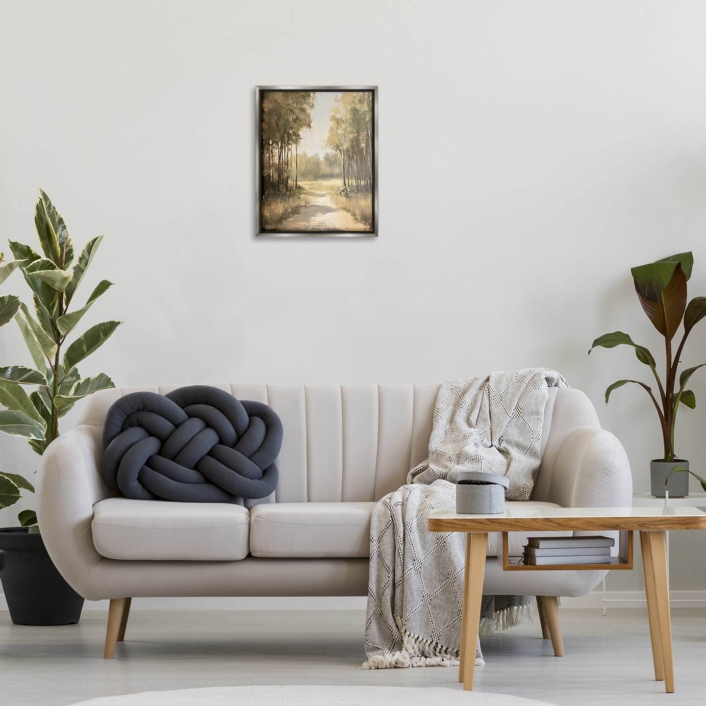 Stupell Industries To The Woods Pathway Floating Frame Design by Petal Prints Design