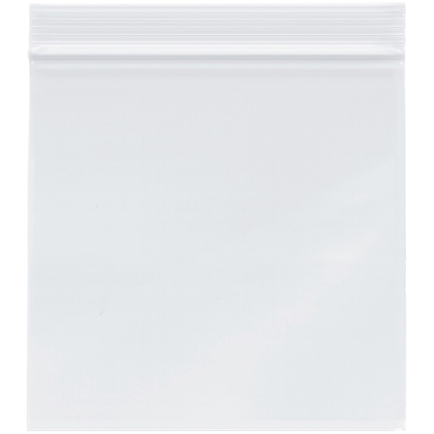 Plymor 6" x 6", 4 Mil Heavy Duty Zipper Reclosable Plastic Bags
