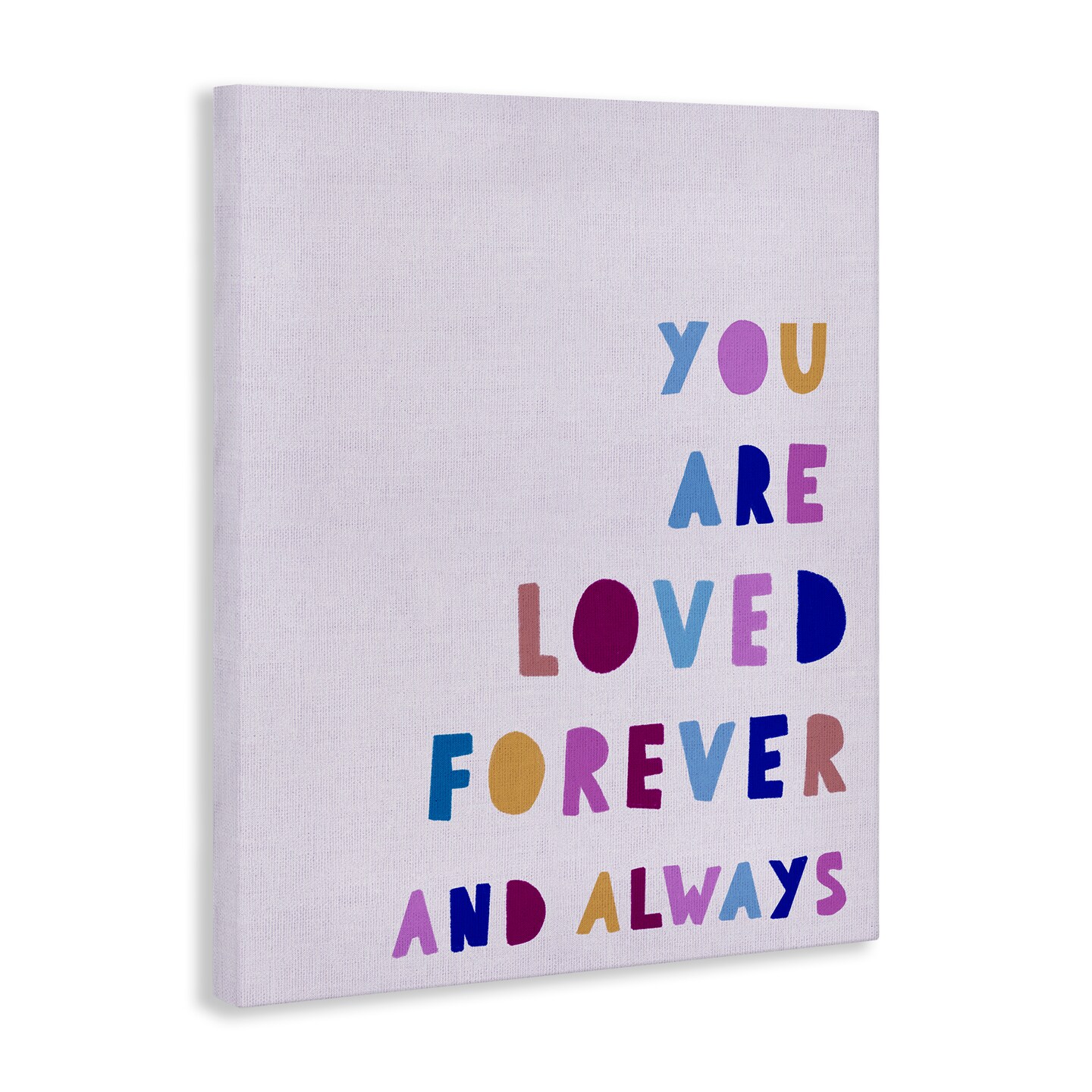 Stupell Industries You Are Loved Forever Canvas Design by Leah Straatsma