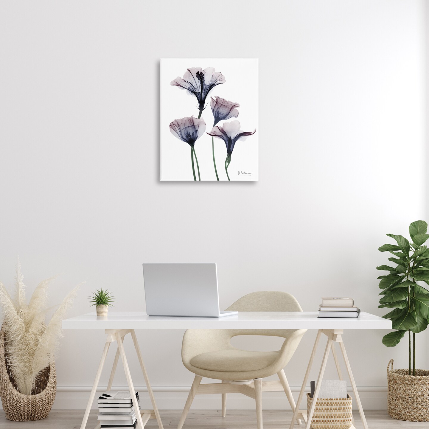Stupell Industries Bountiful Dusk Flowers Canvas Design by Albert Koetsier